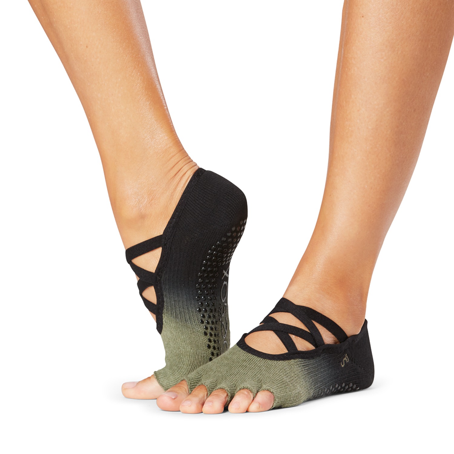 ToeSox Grip H/T Elle Olive Ombre